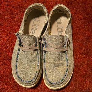 HeyDude Linen Shoes